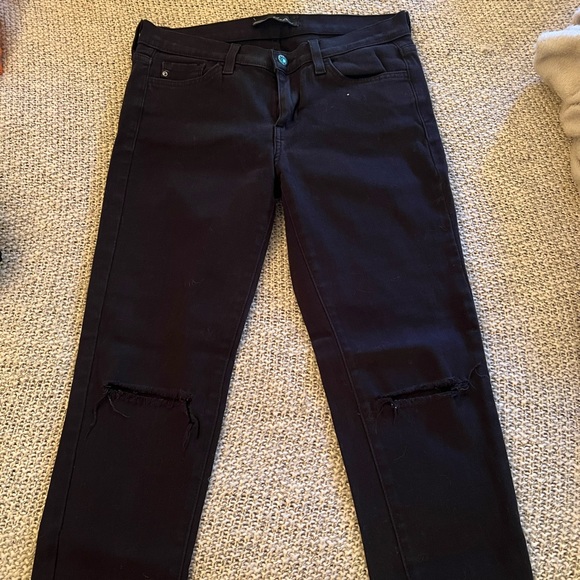 Black Distressed KanCan Jeans - Picture 1 of 3
